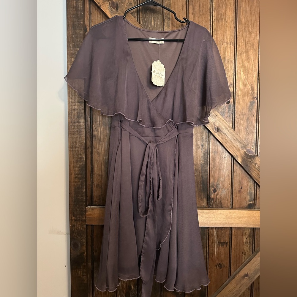 Altar'd State Dusty Plum Mini Dress